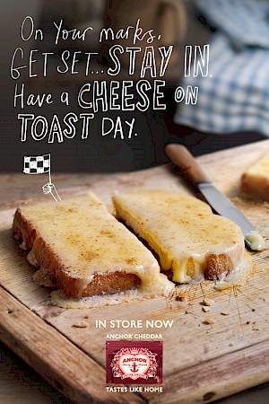 Cheese on Toast Food - Diana Miller