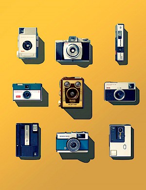 A selection of Vintage Cameras - Eugenio Franchi