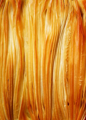 filo pastry shot by best lonodn food photographer Chelsea Bloxsome represetned by horton-stephens photography agency