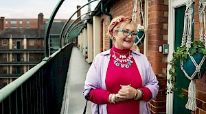 Nick Dolding portrait of woman for electoral roll represented by Horton Stephens photography agents