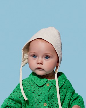 portrait of baby by Ilka & Franz top poppy studio photographers based in London working with Horton Stephens photographers agents