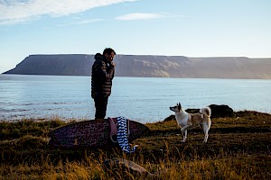 This colour photo shows UK coastline by James Bowden, UK  photographer, represented by Horton-Stephens photographer’s agents specialises in natural and authentic  lifestyle outdoors nature photographic images.