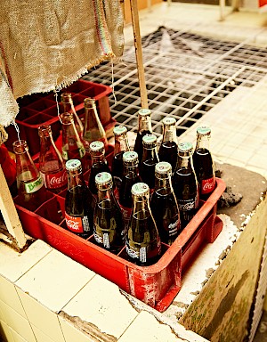 coca cola bottle shot by top london food and drinks photography by Noemi Scavo represented by horton-stephens best world photographers agents